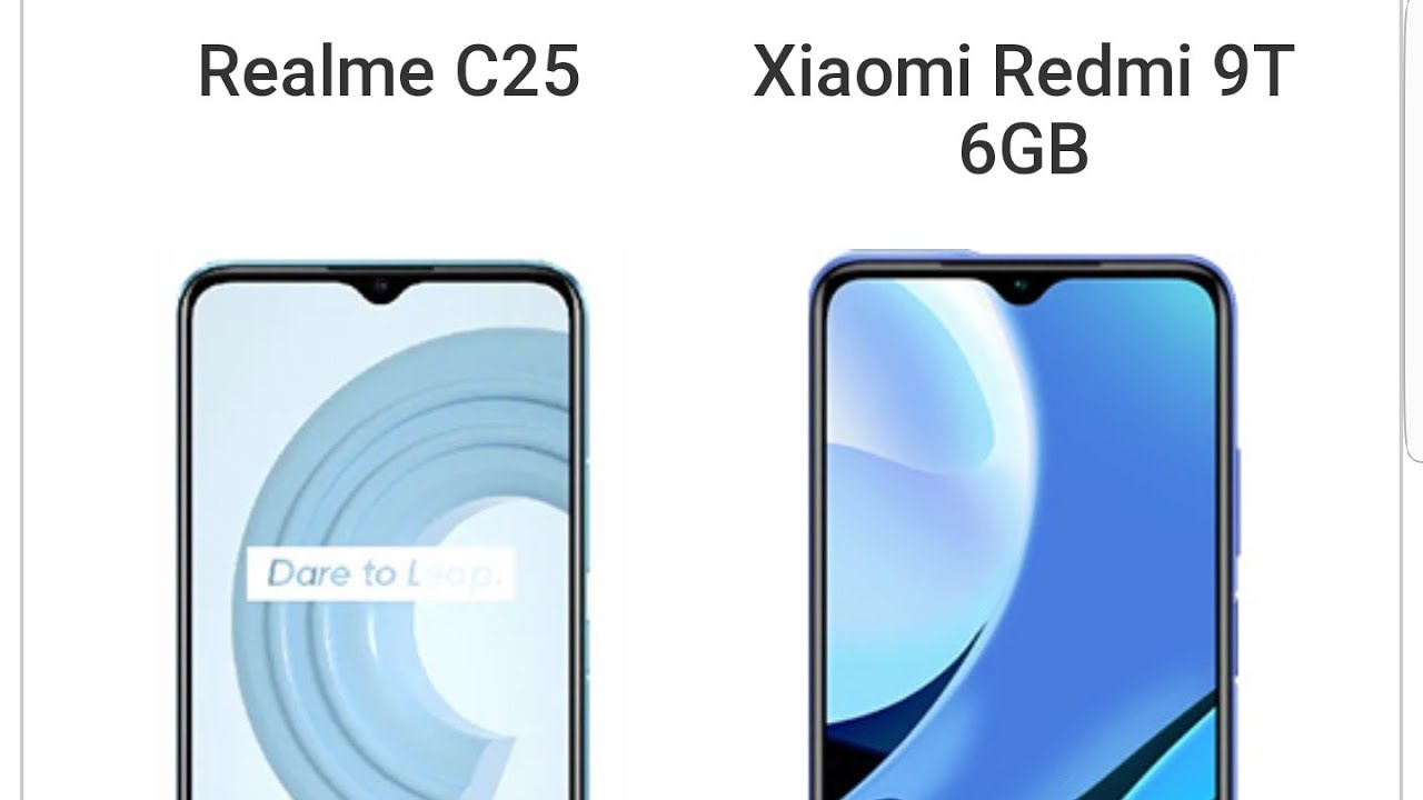 Realme C21 Vs Redmi 9t