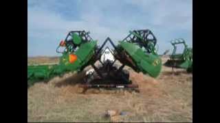 Trailtech DR21000 I-Beam Double Folding Header Trailer