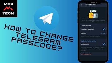How to Change Telegram Passcode?