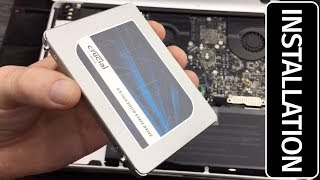 Crucial MX500 1TB SATA 2.5" 7mm (with 9.5mm adapter) Internal SSD Installation