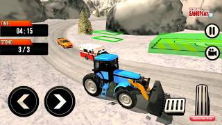 Snow Plow Truck Driving Game, Snow Hill Rescue 2019, Android GamePlay (HD). screenshot 4