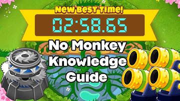 BTD6 Race #353 “Tipping the Balance” In 2:58.65 No Monkey Knowledge Guide!