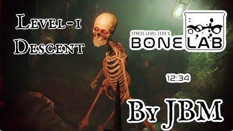 BEATING LVL 1 IN BONELAB | Bonelab Level 1 Descent walkthrough