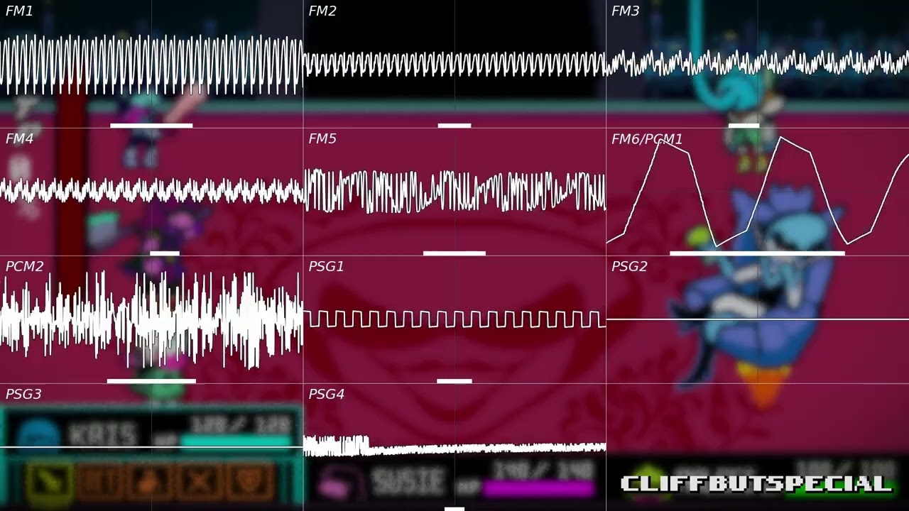 DELTARUNE - Attack Of The Killer Queen |(YM2612 + SN76489)|