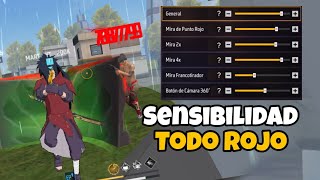 ✅SENSIBILIDAD ⚙️Para dar TODO ROJO en la NUEVA ACTUALIZACIÓN FREE FIRE