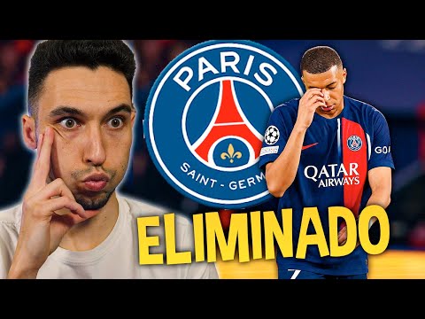 EL PSG de MBAPPÉ ELIMINADO de la CHAMPIONS LEAGUE (DESASTRE ABSOLUTO)