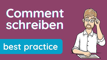 Comment schreiben ✅ im Englisch-Unterricht