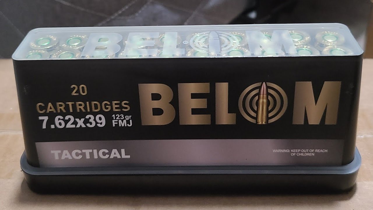 Unboxing: Belom 7.62x39 Brass Cased ammo 