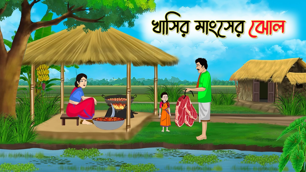 খাসির মাংসের ঝোল | Notun Bangla Golpo || Mojar Golpo | Thakumar Jhul
