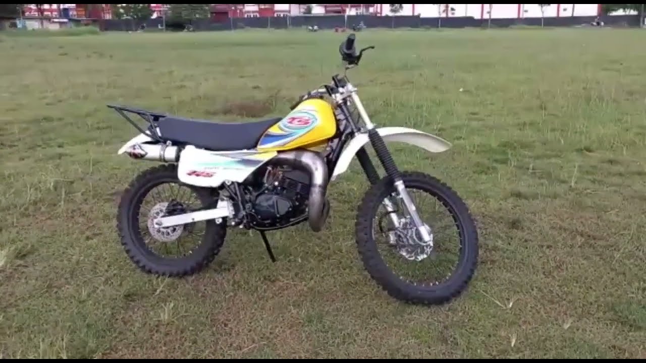 PART 1: Check exhaust sound for SUZUKI TS 125 DRY RACING EXHAUST MATERIAL RUSH PLATE(thickness 1 mm)