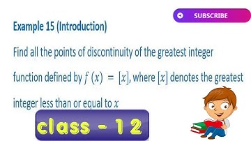 Find all the points of discontinuity of the greatest integer function definedby f (x) = [x], where
