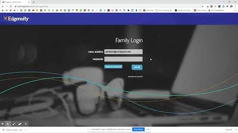 Edgenuity Family Portal Dashboard