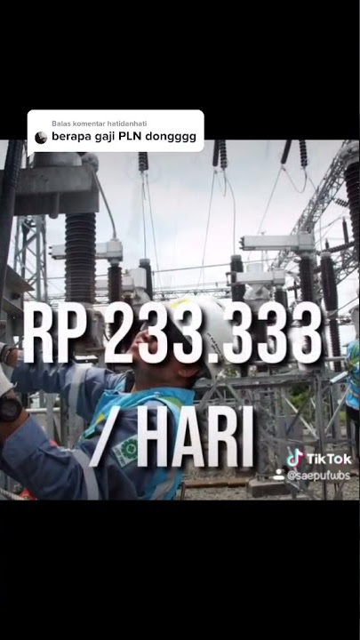 Gaji PLN 🤑🤑 | #shorts #feedshorts