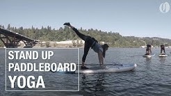 Stand up paddleboard yoga in Portland