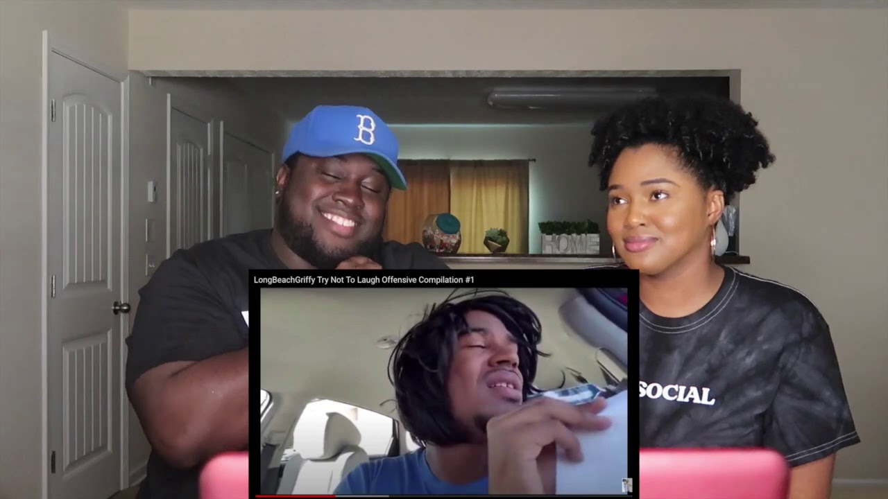 LongBeachGriffy Try Not To Laugh Compilation #1 (Reaction) | We Failed!!!