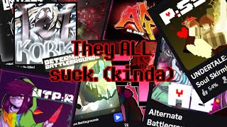 Undertale Fighting games Suck (kinda)