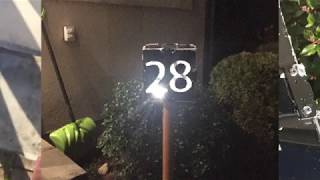 Light up House Numbers Sign