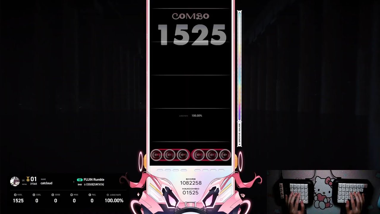 [EZ2ON REBOOT : R] FUJIN Rumble 8B SHD ★19 [FX Layout] - YouTube