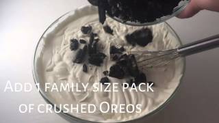 10 minute Cookies and cream Mousse