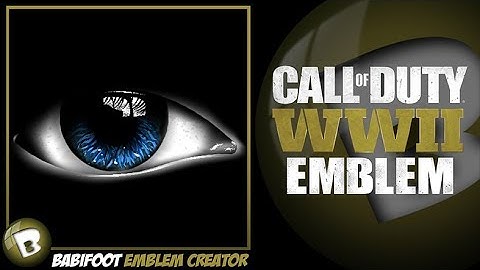 COD WW2 Emblem Tutorial - Realistic Eye