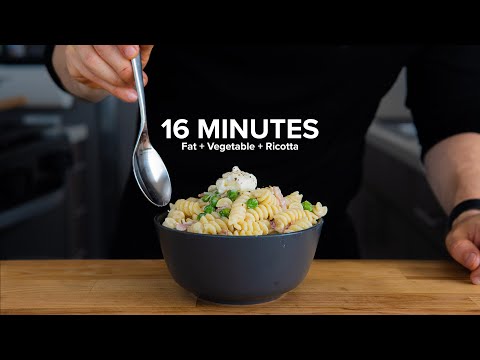 Pretty solid, 16 minute Ricotta Pasta