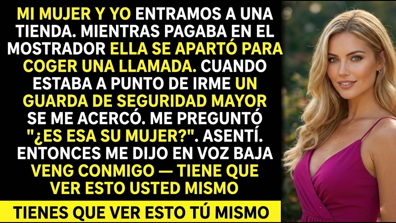 ¿Es tu esposa? El guardia susurró: 