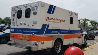 New York Presbyterian EMS Mobile Stroke Treatment Unit On Standby In College Point, Queens, New York