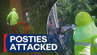 Alarming rise in dog attacks on posties calls for extreme defence measures | 9 News Australia News