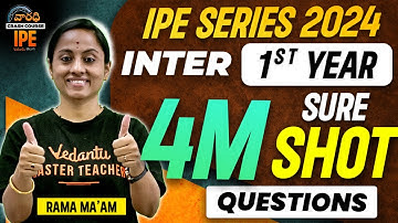 Intermediate 1st Year | 4 Marks Sure Shot problems pakkaa | AP & TS | Varadhi IPE 2024