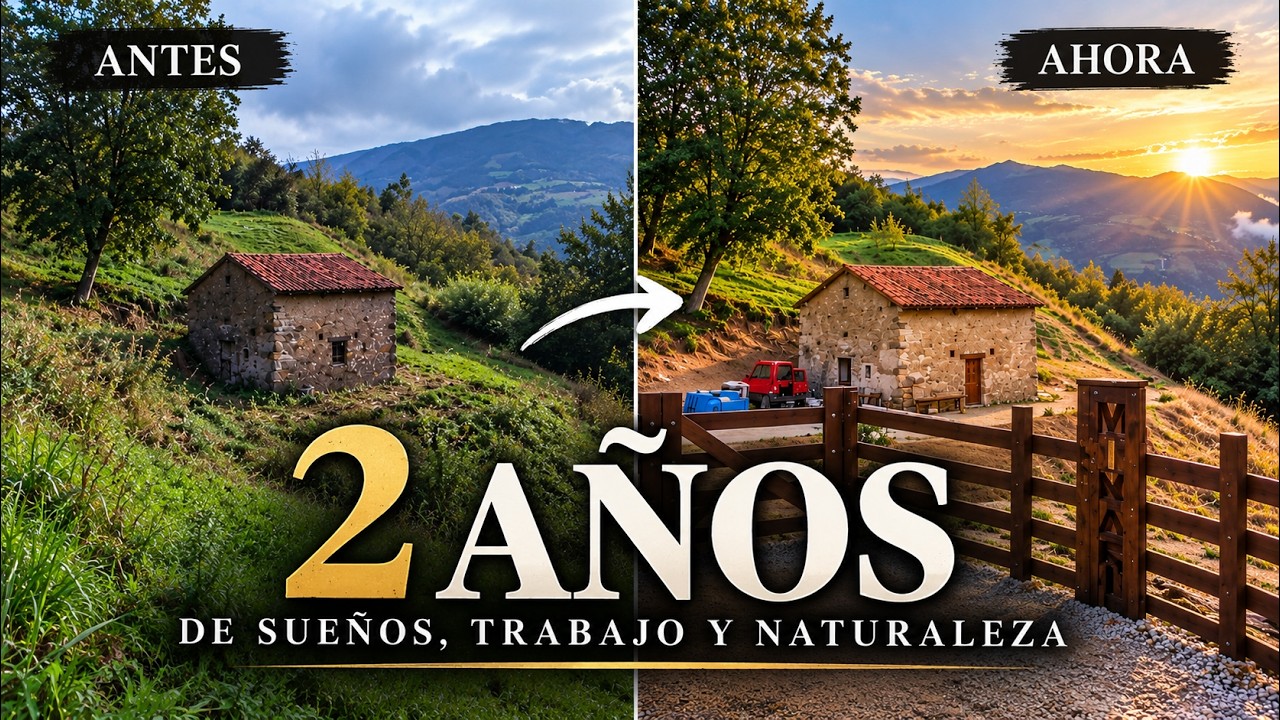 Hace 2 años compramos una finca en Asturias… Así ha cambiado nuestra vida 🌿