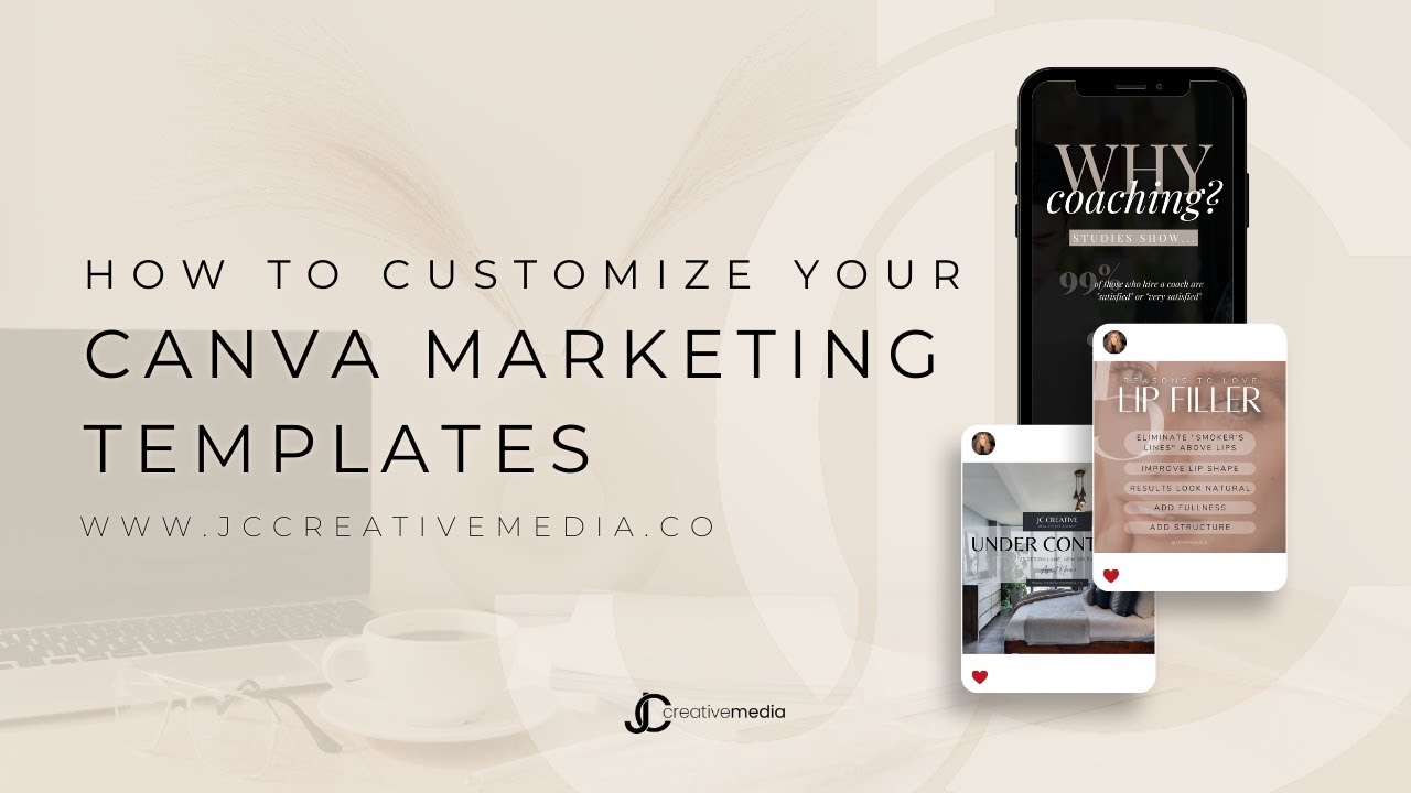 How to Edit and Use Canva Social Media Marketing Templates | JC Creative Media