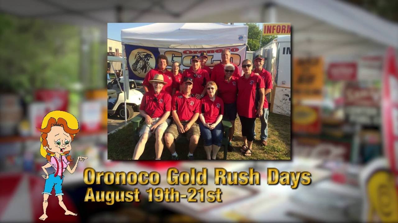 Oronoco Gold Rush Days YouTube