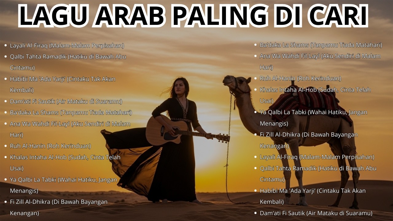 Lagu Arab Sedih 2026 Paling Menyentuh Hati | Female Vocal Emotional Desert Song