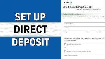 HOW TO SET UP CHASE DIRECT DEPOSIT (2025)