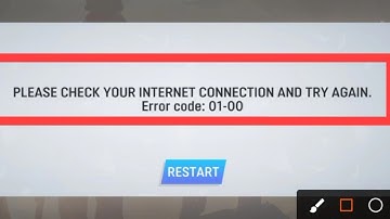 PLEASE CHECK YOUR INTERNET CONNECTION AND TRY AGAIN. Error code: 01-00 problem solve in Warface game