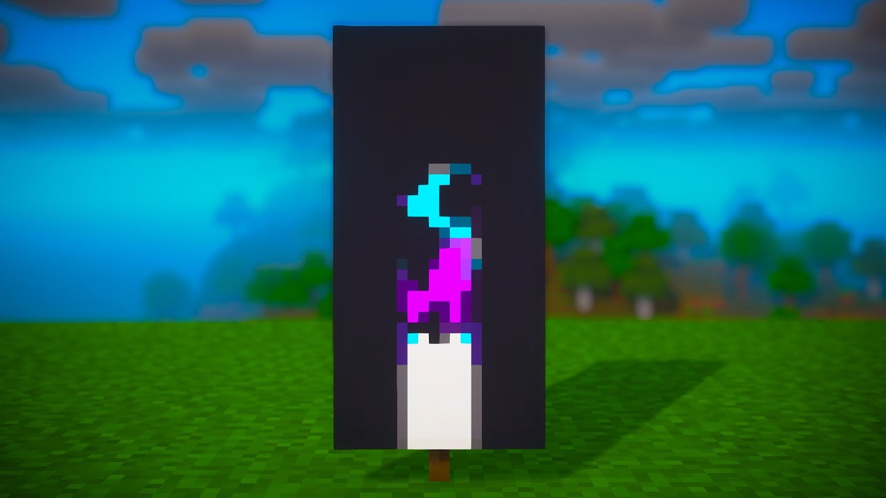 How to Make a CANDLE Banner in Minecraft | Easy Banner Tutorial - YouTube