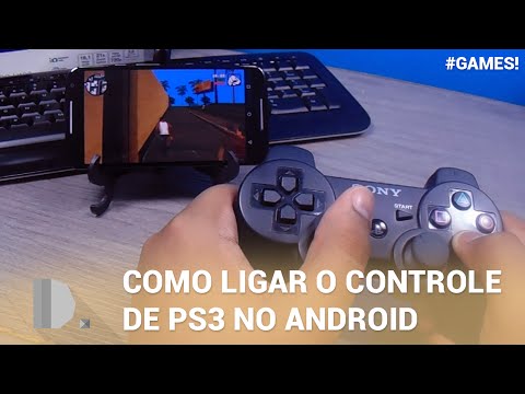 COMO LIGAR O CONTROLE DO PS3 NO ANDROID - DASH