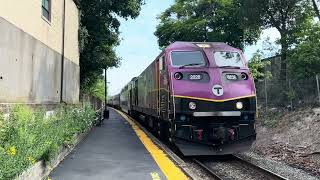 Needham Line Train No. 1609 arriving at the End of the Line