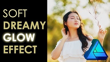 Add A Dreamy Orton/Bloom Glow Effect To Your Portrait. Affinity photo tutorial