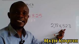 Magic in Mathematics : Math Koquoi