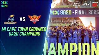 Rabada’s Fiery Four-Fer Seals MI Cape Town’s Maiden SA20 Title! | HIGHLIGHTS | #SA20onJioStar