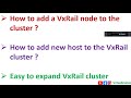 How to add a vxrail node to the cluster   how to add new host to the vxrail cluster   vxrail