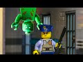 Police! Zombie at the prison ceiling!  Lego Zombie Attack