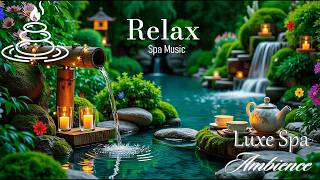 Tropical Spa Escape 🏮 6 Hours Luxe Spa Music & Waterfall Sounds for Deep Relaxation