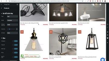 Hướng dẫn thay đổi vị trí các danh mục sản phẩm trên trang chủ website bán hàng