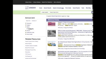 Gathering Background Information: Using Credo Reference