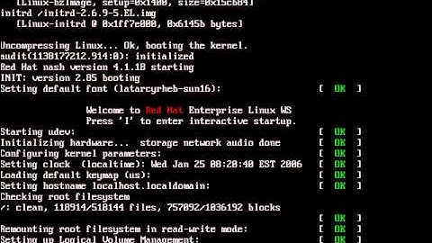 Changing Run Level AT startup in Red Hat Linux