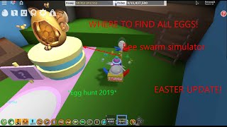 *ALL* PLASTIC EGG SECRET LOCATIONS! WHERE TO FIND ALL 3 PLASTIC EGGS! - Roblox Bee Swarm Simulator