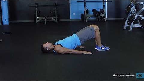 Glute Bridge Hamstring Walkout   Exercise Videos & Guides