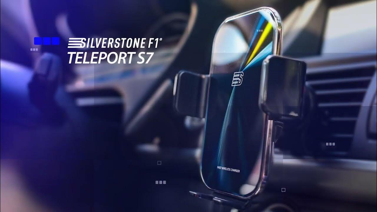 SilverStone F1 TELEPORT S7 - держатель с беспроводной зарядкой - YouTube